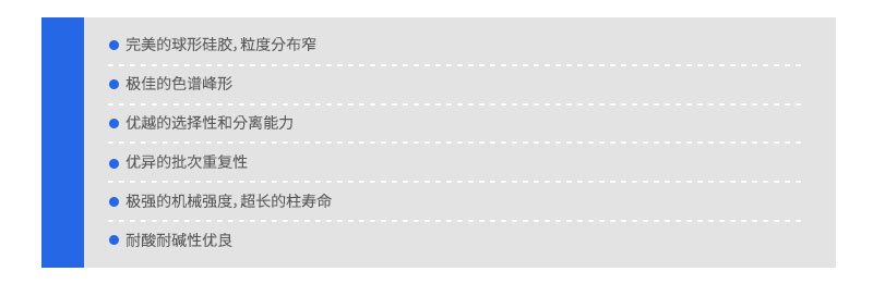 SinoPak填料分析柱特點